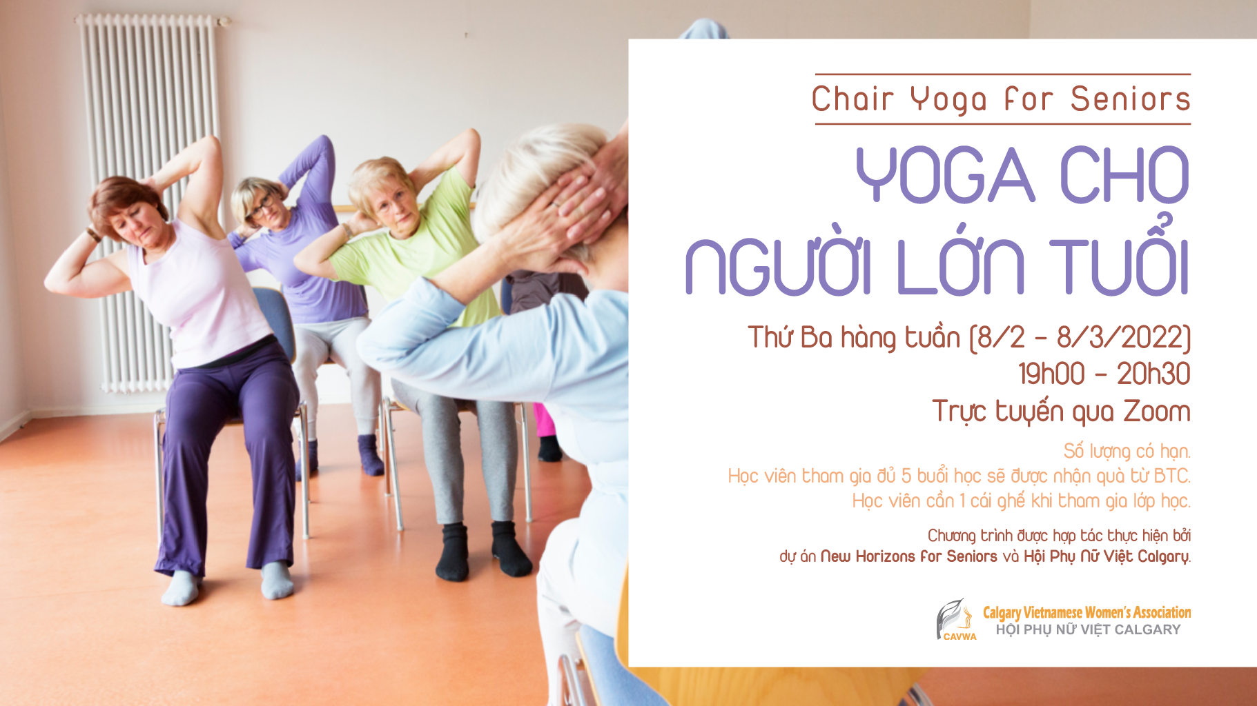 Featured image for “Lớp Học Yoga cho người lớn tuổi”